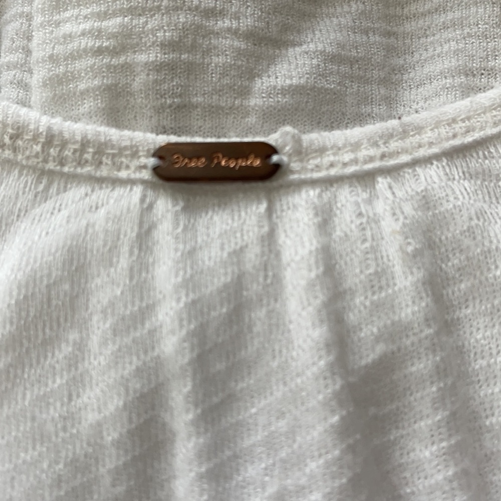 FREE PEOPLE Float Away Asymmetrical Ruffle Tank - Picture 14 of 15